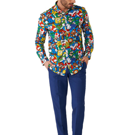 Super Mario Shirt Männer OppoSuits