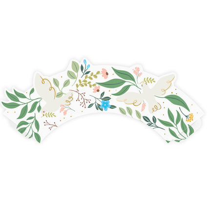 Cupcake-Formen Blumen 6 Stk.