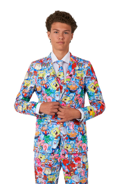 SpongeBob Frenzy Anzug Junge Teen <tc>OppoSuits</tc>