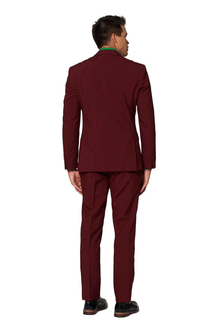 Bordeauxroter Anzug Männer <tc>OppoSuits</tc>