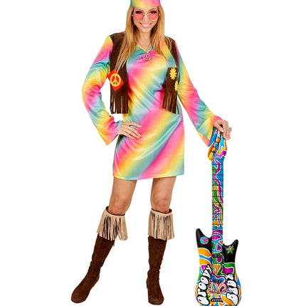 Hippie 60S Aufblasbare Gitarre 1,05m