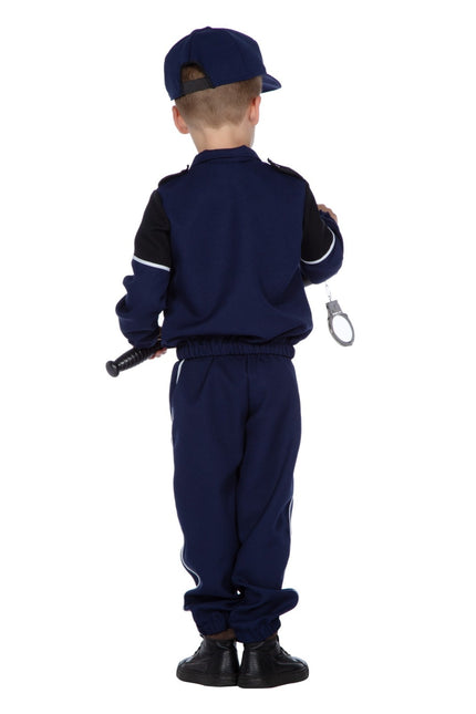 Polizei Anzug Schwarz Blau Junge