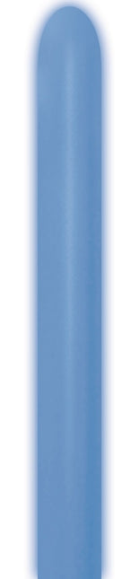 Modellierballons Neon Blau 5cm 152cm 50Stk