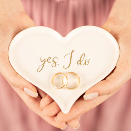 Ring Pillow Plate Yes I Do