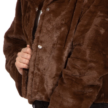 Braune Pelzjacke Braun Damen