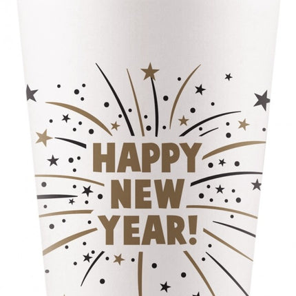 Frohes neues Jahr Becher 200ml 8Stk