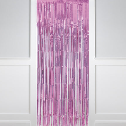 Rosa Türvorhang Pastell 2m