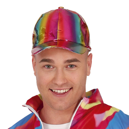 Herren Neon 80S Kostüm Bunt