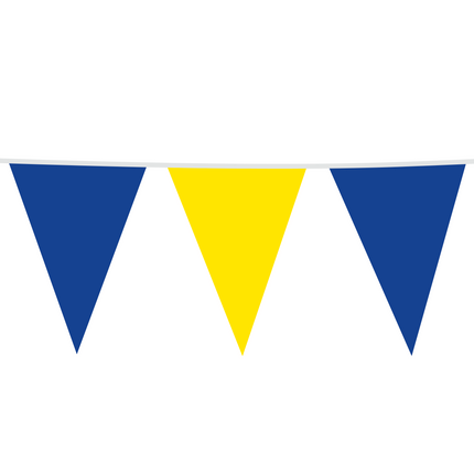 Blau/Gelb XL Girlanden 10m