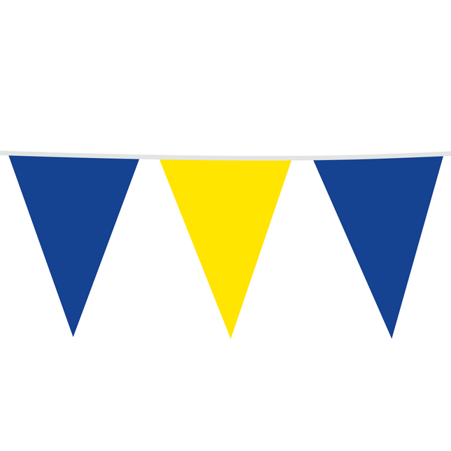 Blau/Gelb XL Girlanden 10m