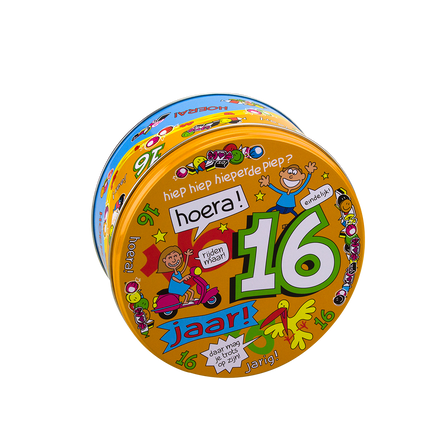 Bonbontrommel 16 Jahre 14cm
