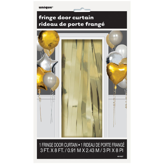 Türvorhang Gold Metallic-Folie 2,4 m