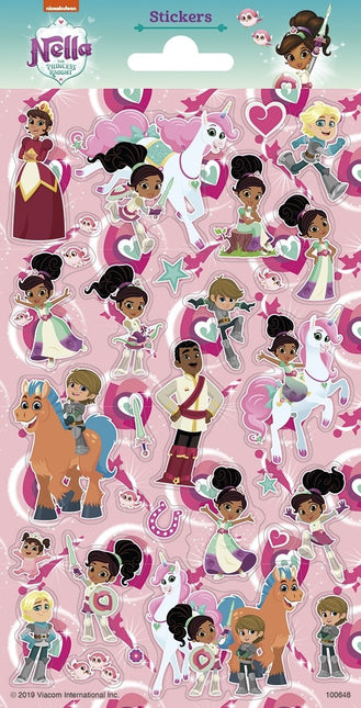 Nella Die Ritterin Prinzessin Aufkleber Glitter