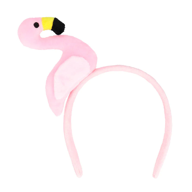 Flamingo Haarband Plüsch
