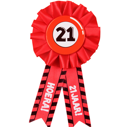 Rosette Hurra 21 Jahre