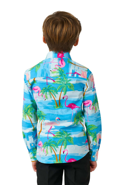 Hawaii Flamingo Shirt Junge <tc>OppoSuits</tc>