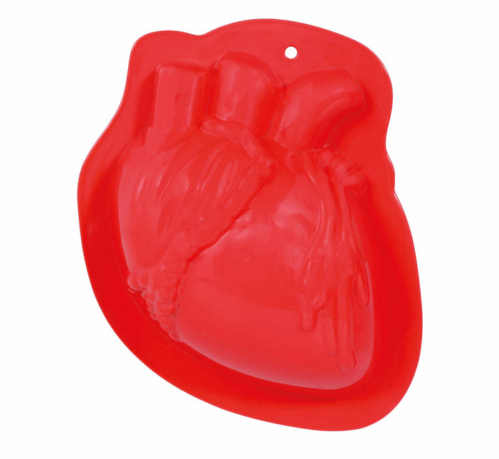 Halloween-Förmchen Herzform für Gelatine 16cm