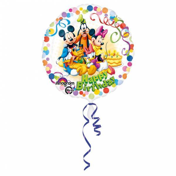 Mickey Mouse Helium Ballon Geburtstag Deluxe 43cm leer
