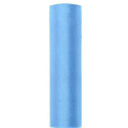 Hellblauer Organza-Stoff 16cm 9m