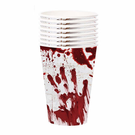 Halloween Becher Blut 355ml 6 Stk.