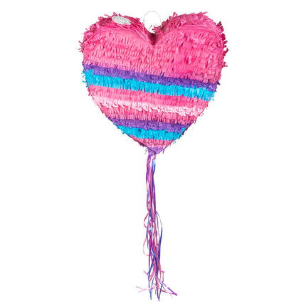 Pull Pinata Herz rosa 37cm