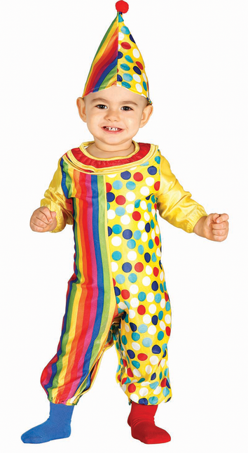 Clown Kostüm Baby Bunt