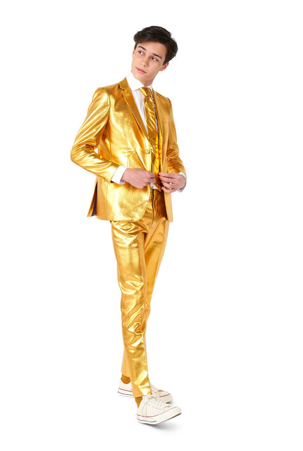 Gold Suit Boy Teen <tc>OppoSuits</tc>