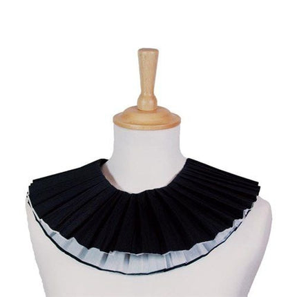 Pete's Collar Krepppapier Schwarz-Weiß 3 Lagen