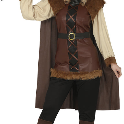 Wikinger Kostüm Braun Damen