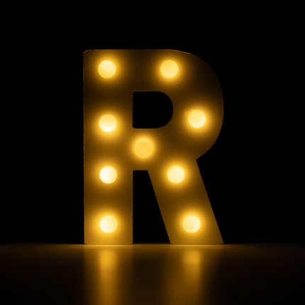 R Licht Buchstabe 16,5cm