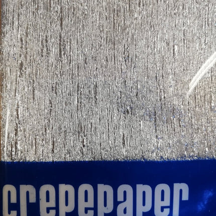 Krepppapier Silber 50cm 2,5m