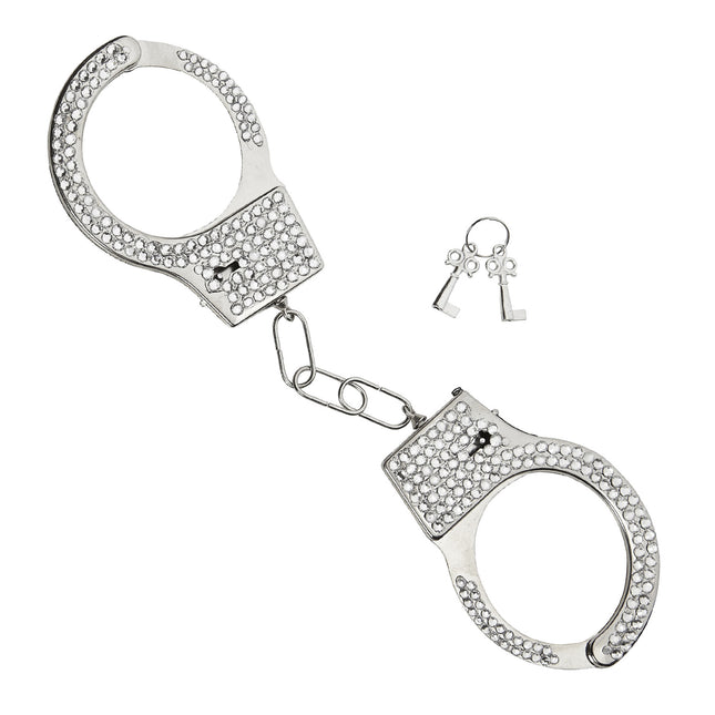 Silberne Handschellen