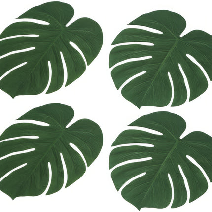 Hawaii Dekoration Palmblatt 34cm 4Stück