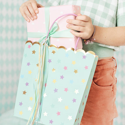 Geschenktüte Sterne 23cm