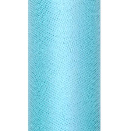 Türkisfarbene Tüllrolle 30cm 9m