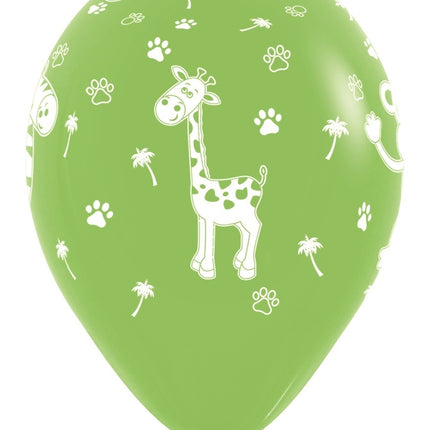 Ballons Dschungel Tiere Mix 30cm 25Stk