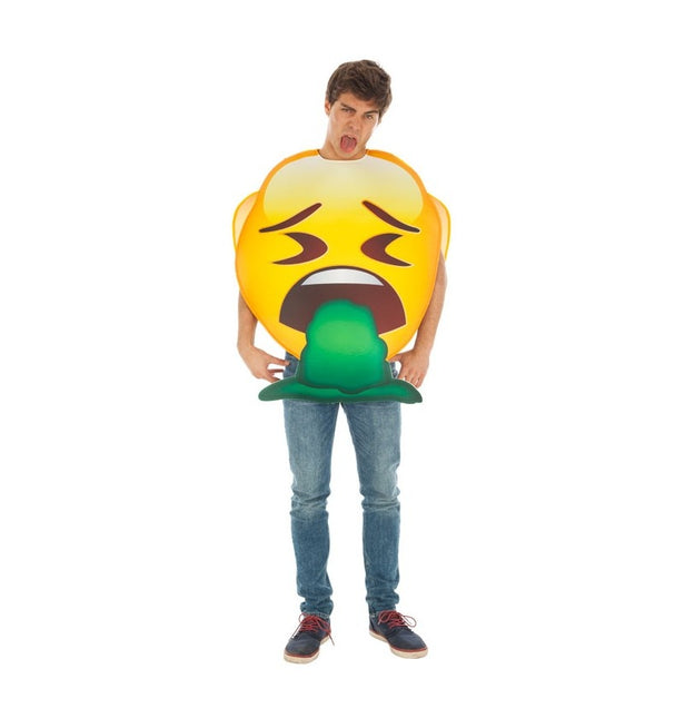 Kostüm Emoji Kotze