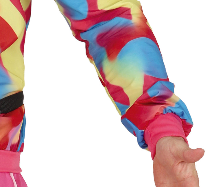 Herren Neon 80S Kostüm Bunt