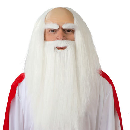 Gandalf Herr der Ringe Perücke Weiß