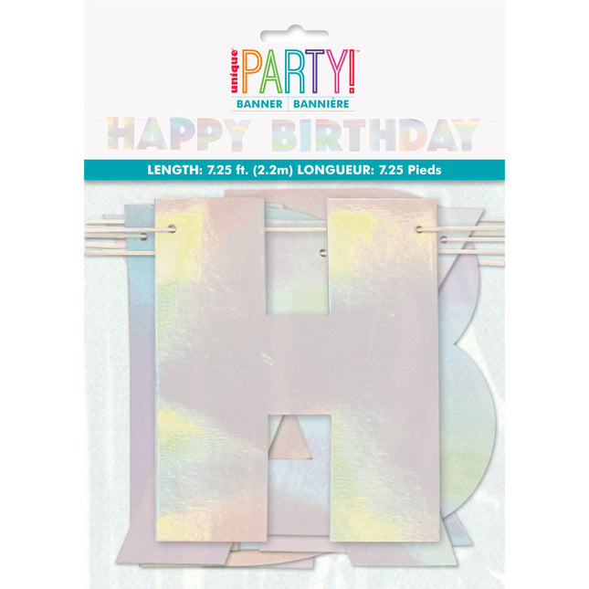 Letter String Happy Birthday Pearl 2.2m