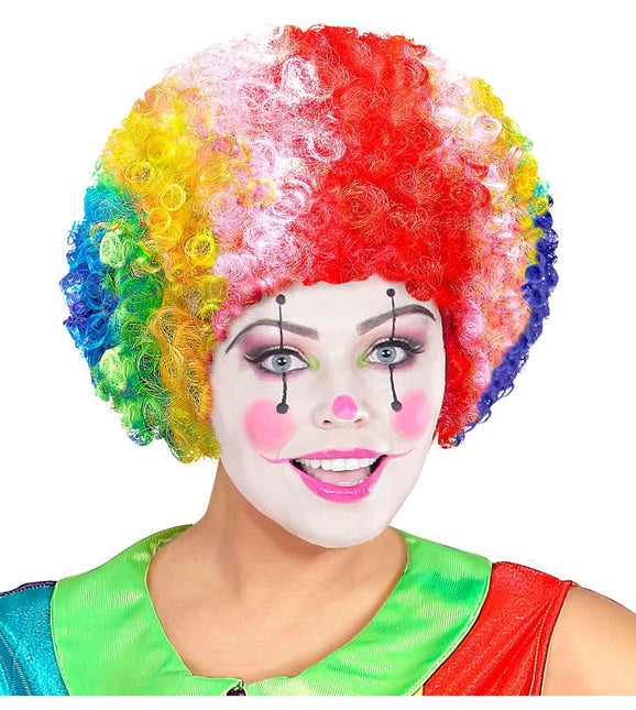 Bunte Perücke Clown