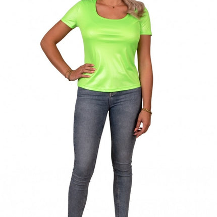 T-Shirt Damen Neon Grün