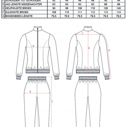 Trainingsanzug Gold Damen