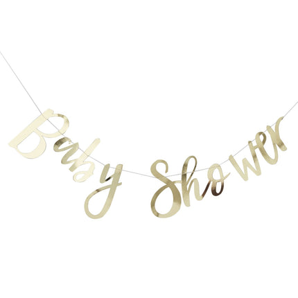 Gold Letter Garland Baby Shower 1.5m