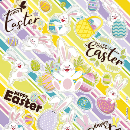 Ostern Aufkleber Glitter Groß