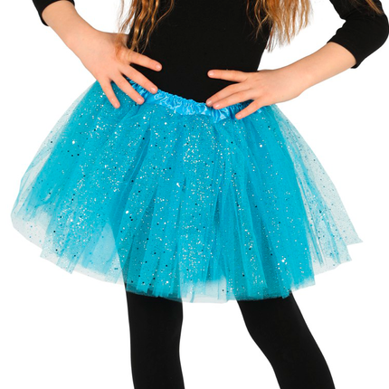 Blaues Tutu Kind 31cm