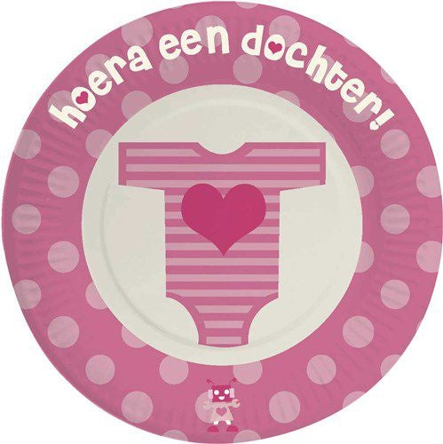 Geburtstafeln Tochter 18cm 8St.