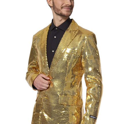 Gold Anzug Pailletten