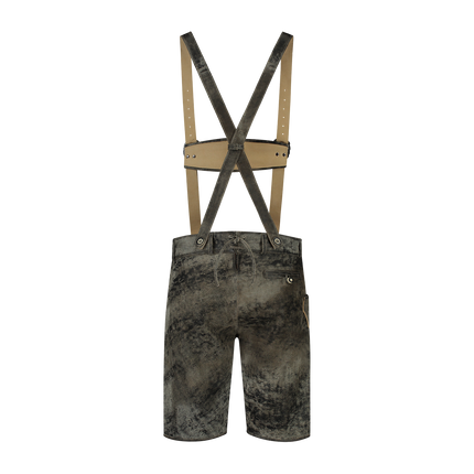 Lederhose Grau Herren Kurz Vintage
