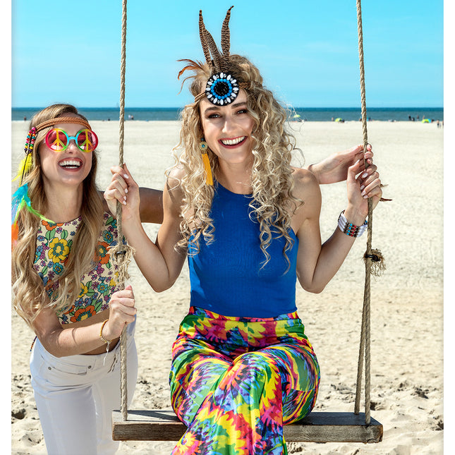 Hippie Kostüm Set 2 Teile